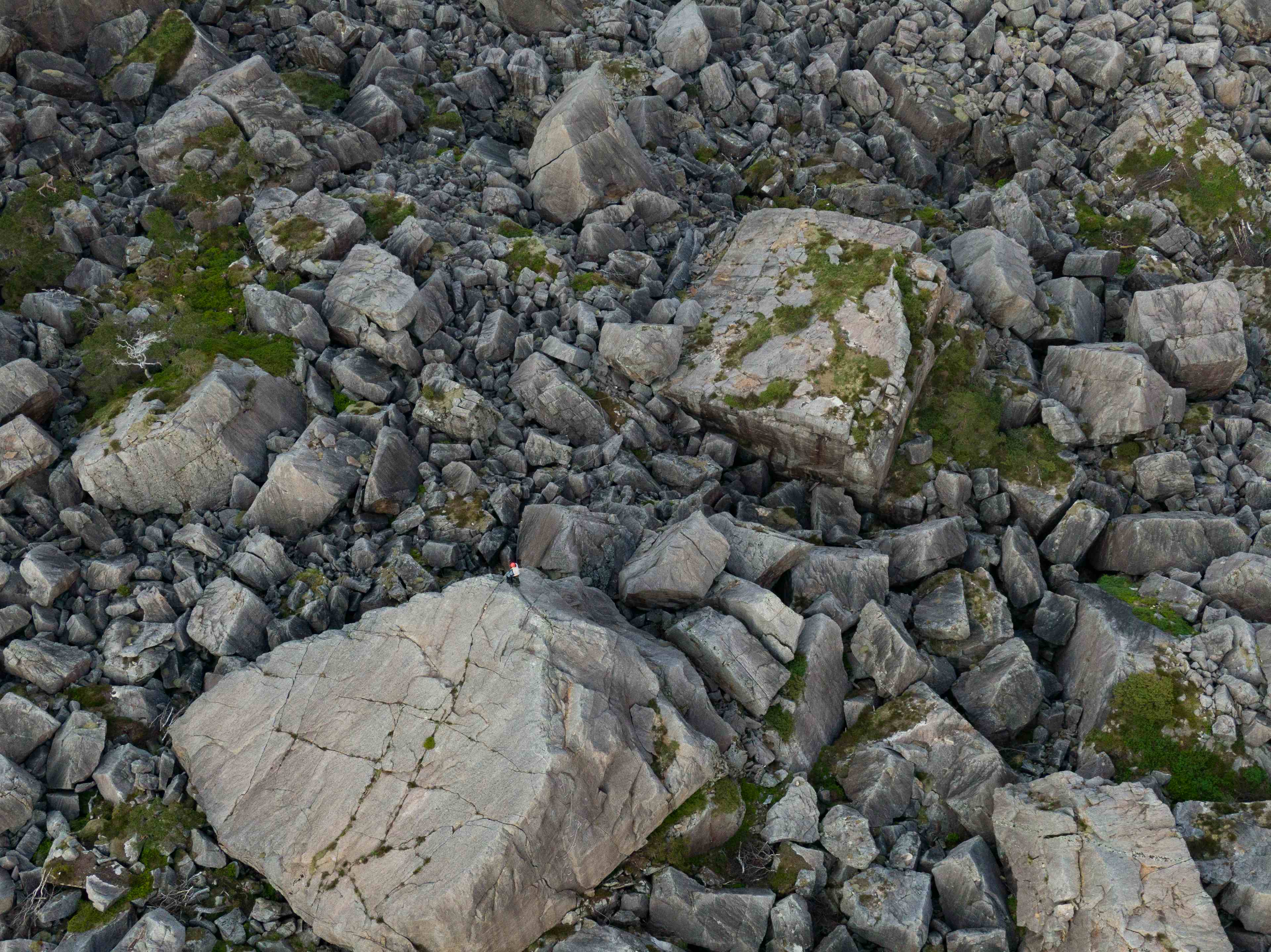 Climb the boulders at Via Ferrata Gloppedalsura