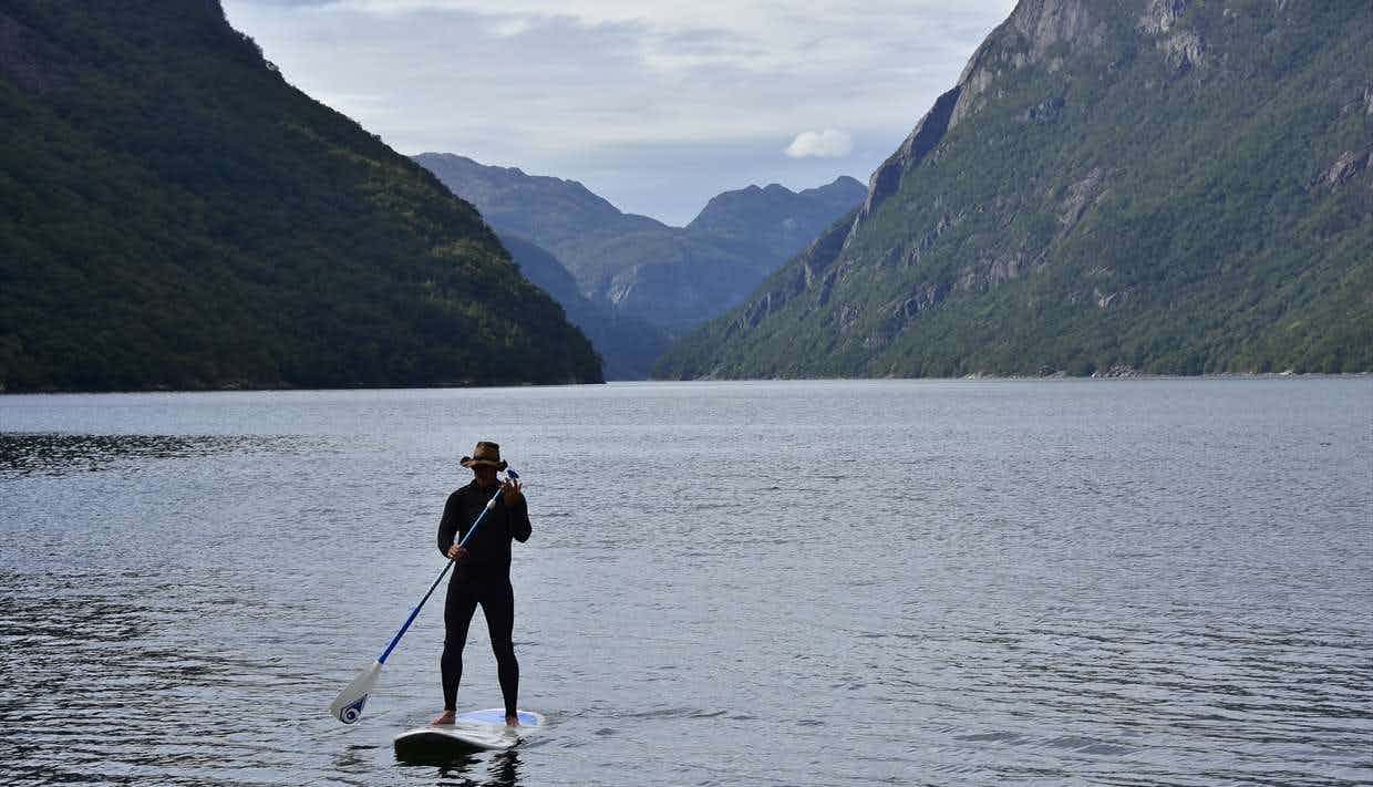 SUP in Frafjord / Frafjord SUP & Kayak Center