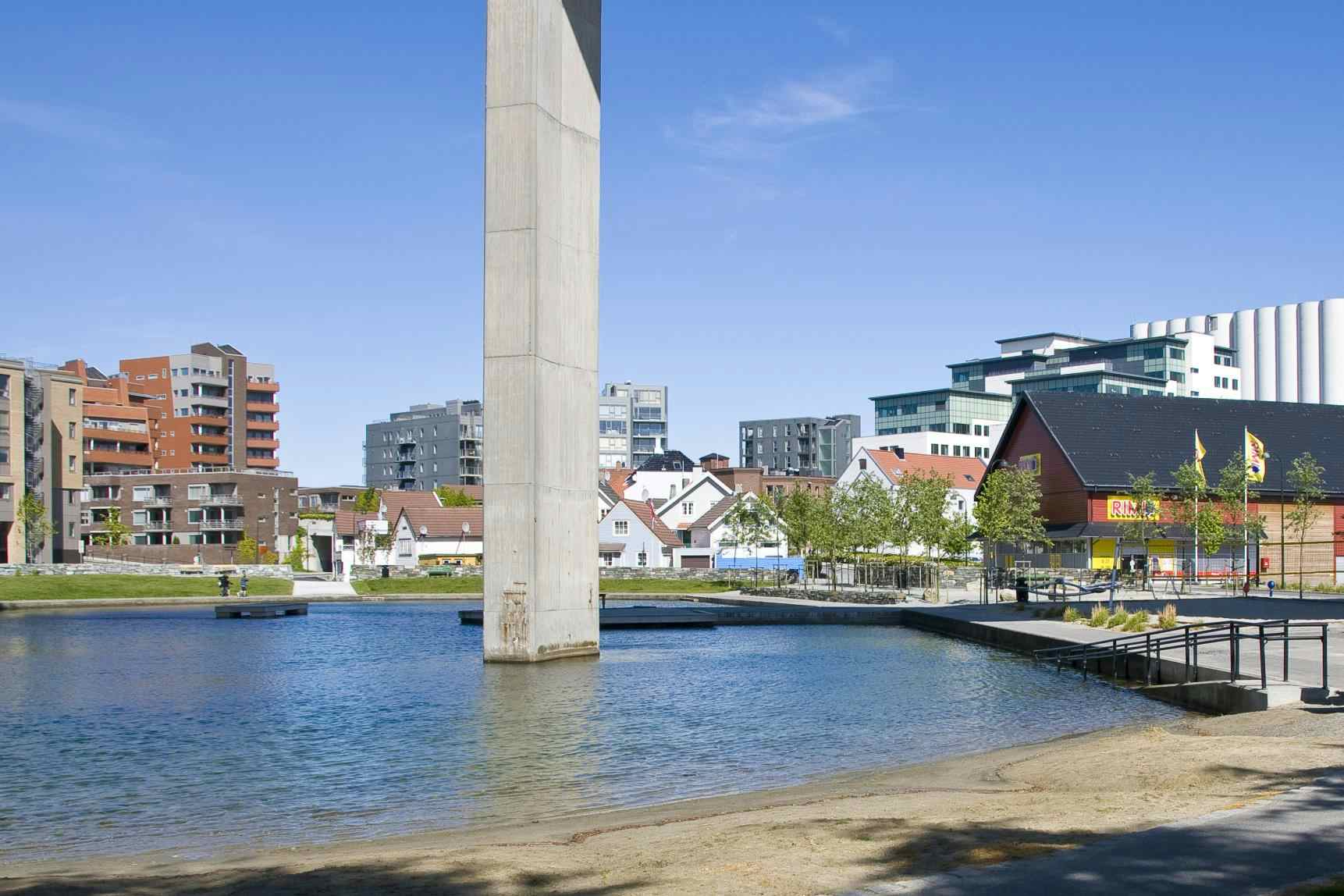Stavanger, Badedammen