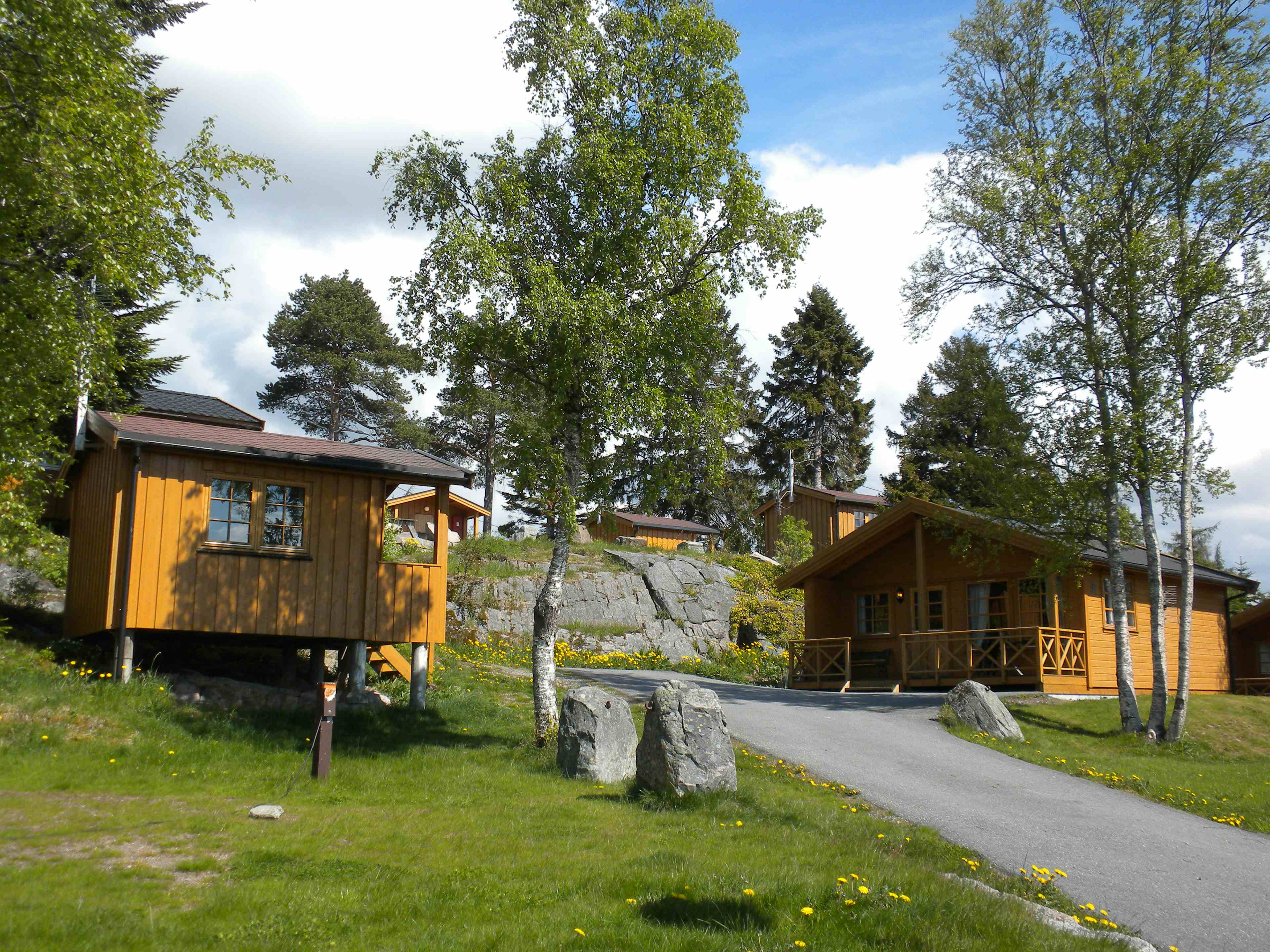 Kviltorp Camping, Sjøhusene