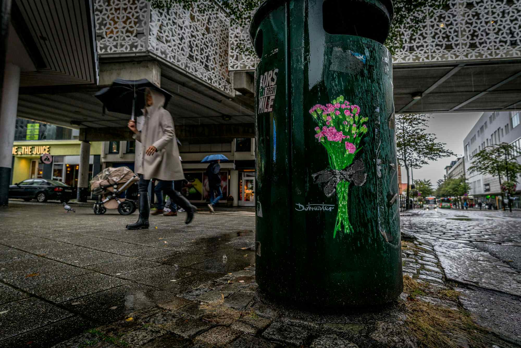 Stavanger Street Art: "Pinks" av Dotmasters