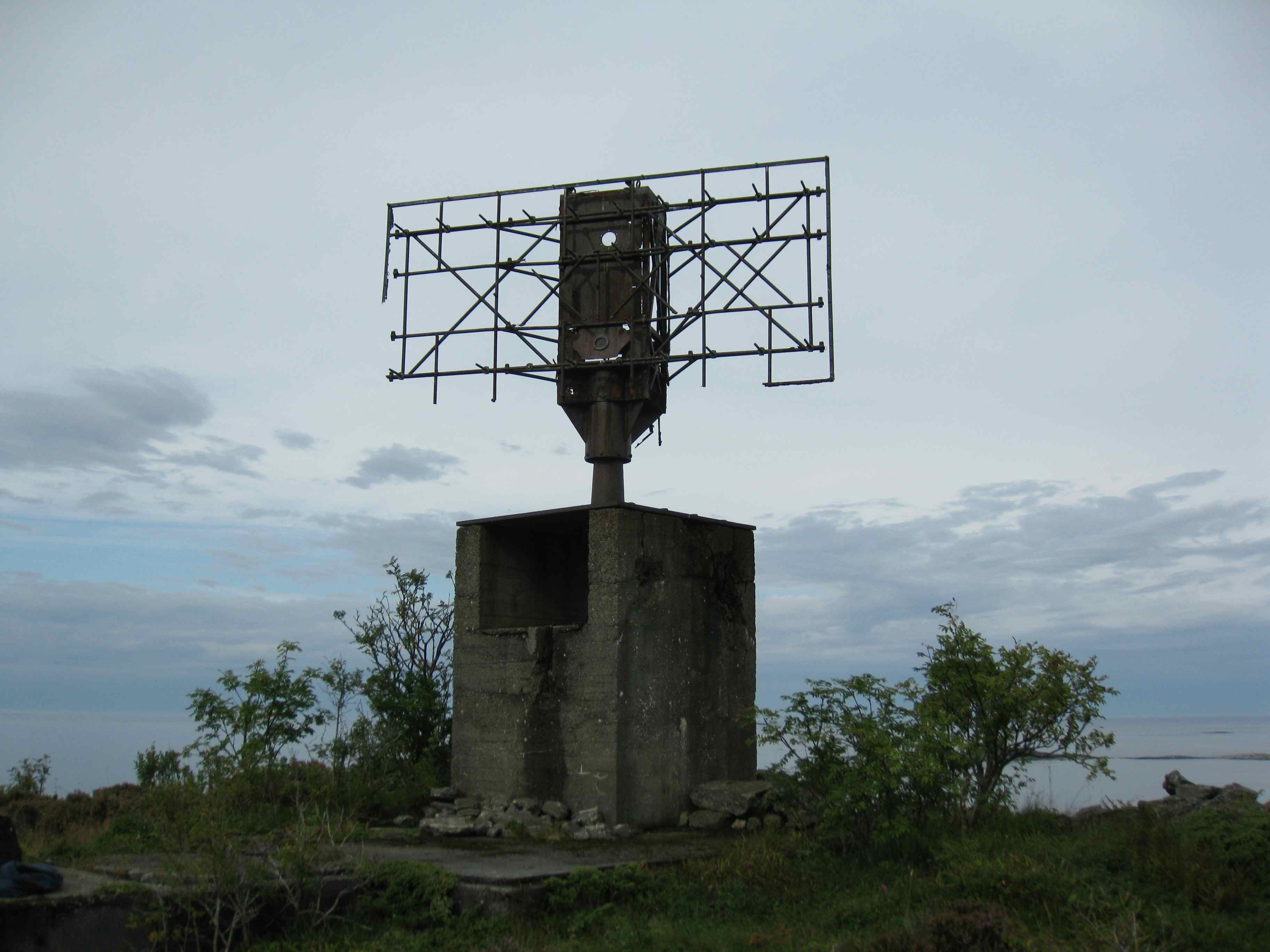 Radaren på Kjeksa på nært hold