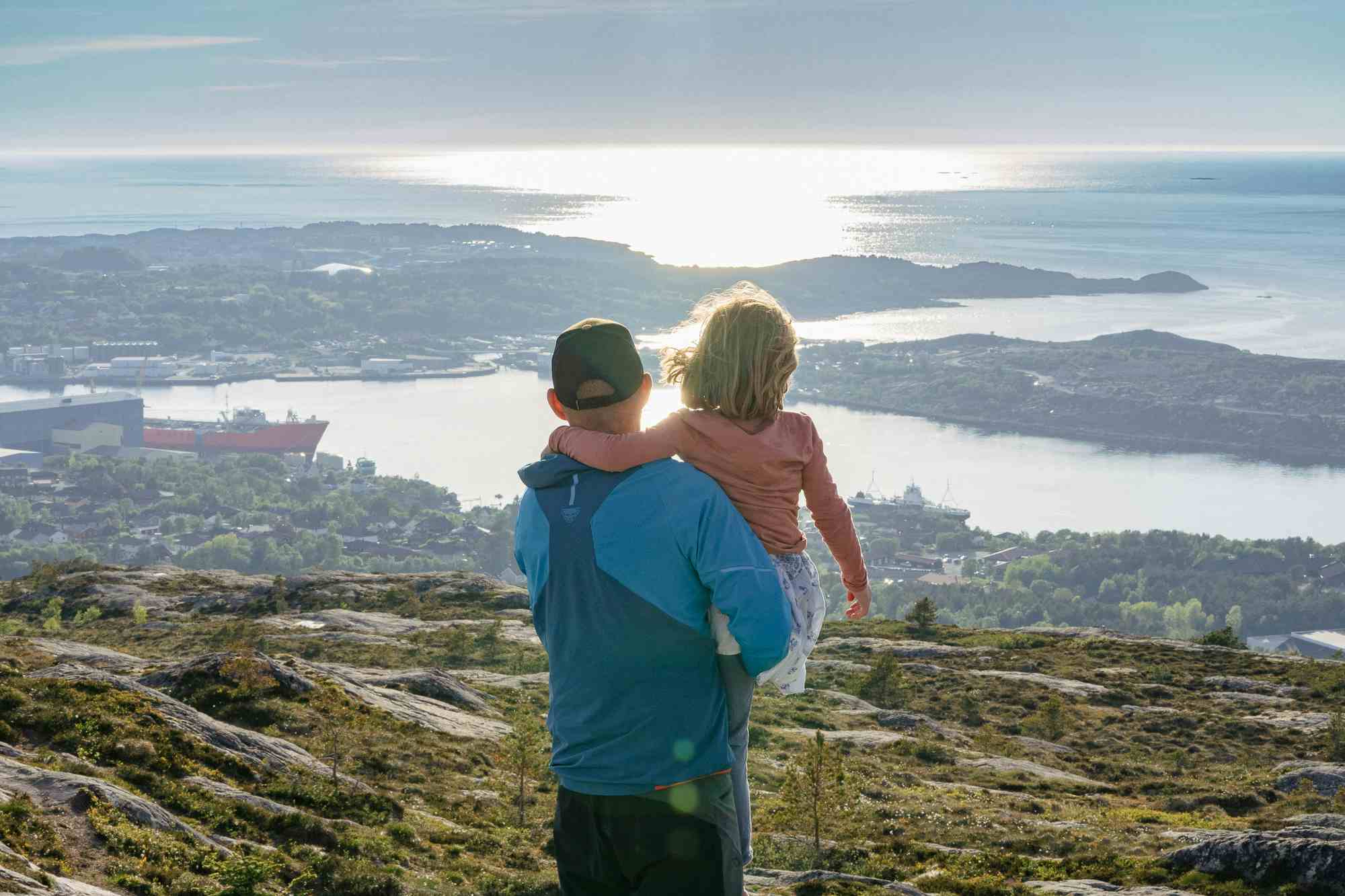 Utsikt fra Kvernberget mot Kristiansund