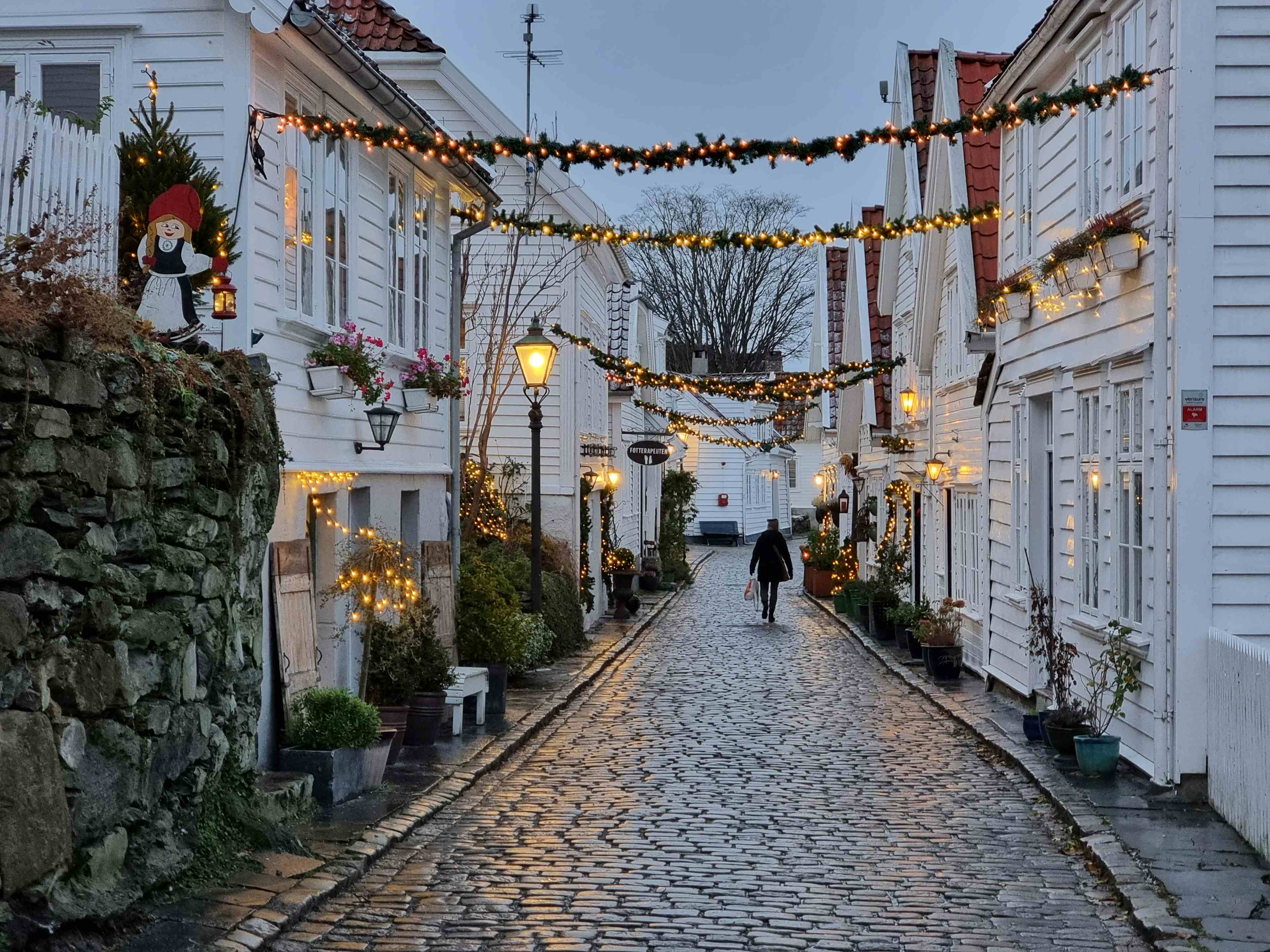 Hvite hus i Gamle Stavanger