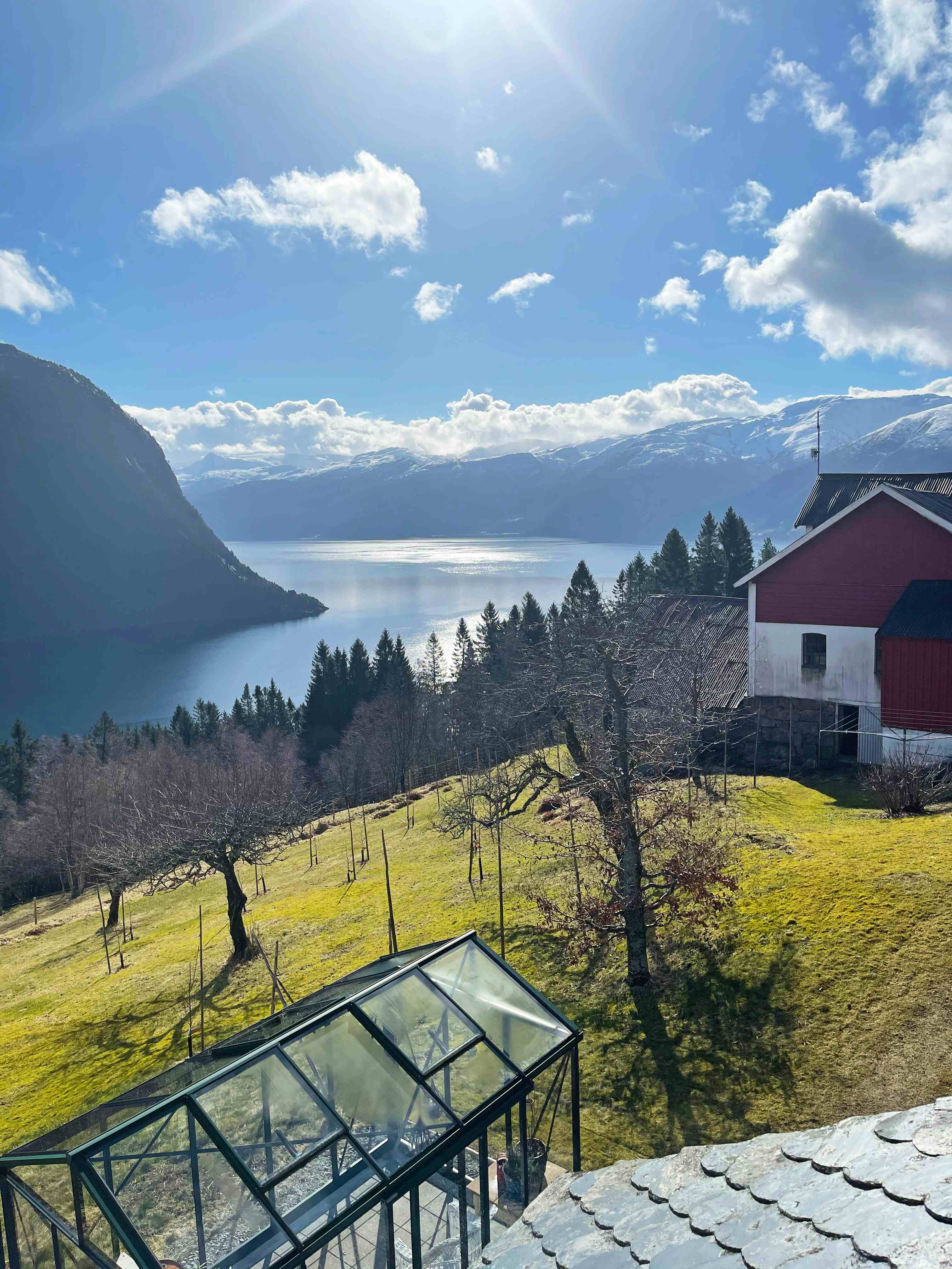 Kraftruta over Bergefjell, Høyanger