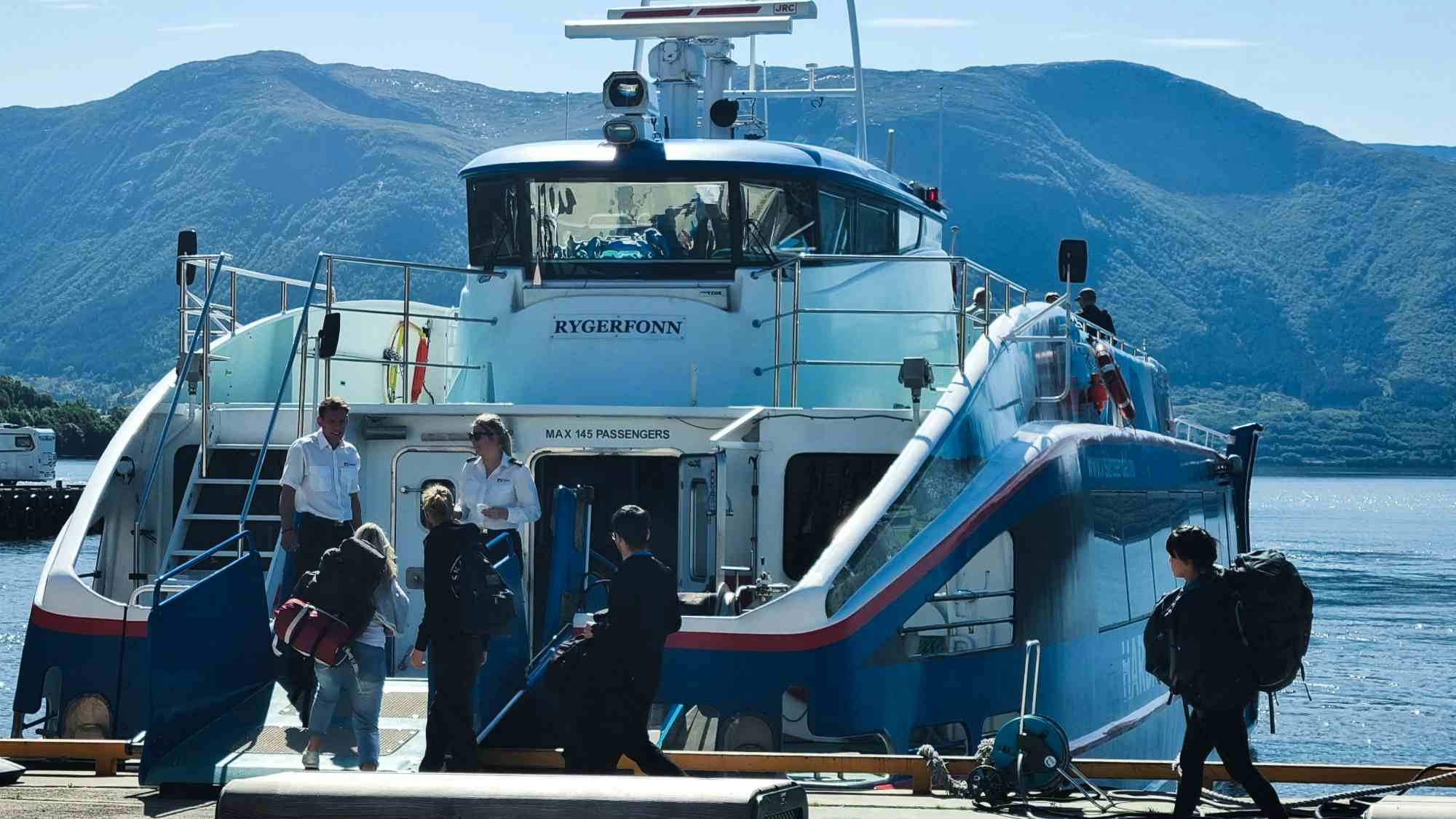 Båt Bergen-Rosendal