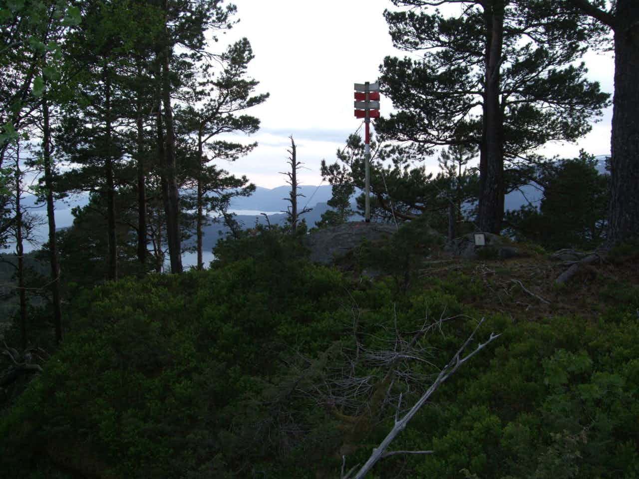 Utsikt over Hardangerfjorden frå Jonahorn